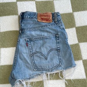 Levi denim shorts